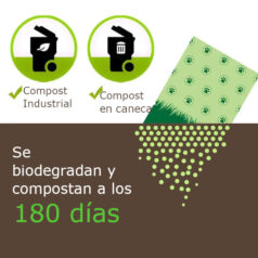 Caja x 8 Rollos de Bolsas Compostables para Residuos de Mascotas Mayoristas