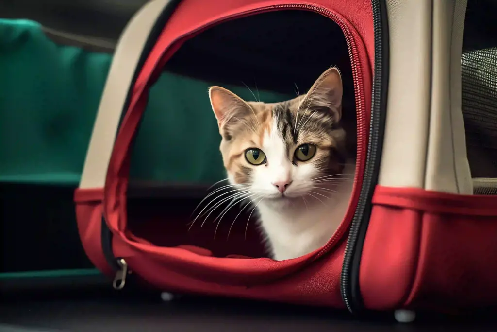 Mascota durante un viaje